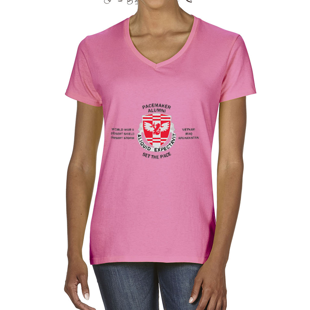 Alumni Ladies V-Neck T-Shirt – 864th Engineer Battalion Alumni Association